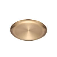 Thumbnail for Luxurious Brass Gold Round Storage Tray - Casatrail.com