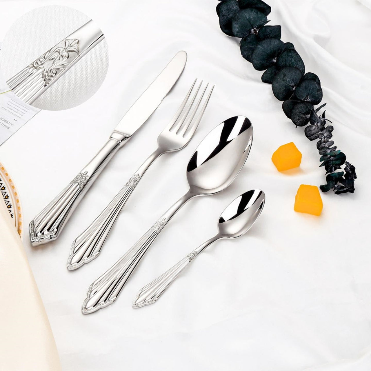 Luxury 24K Gold Plated Flatware Set - Casatrail.com