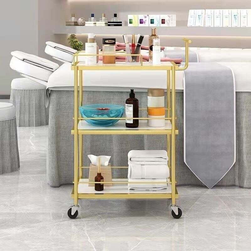 Luxury Beauty Salon Trolley with Storage - Casatrail.com