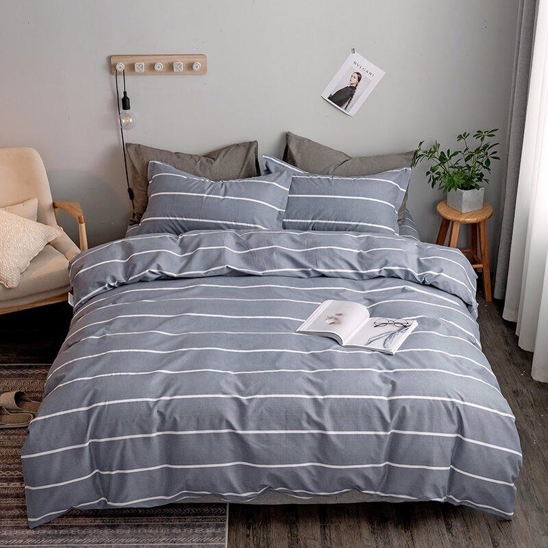 Luxury Bedding Set with King Size Duvet Cover and Geometric Print - Casatrail.com