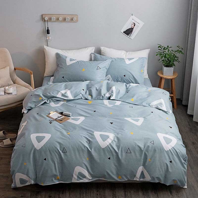 Luxury Bedding Set with King Size Duvet Cover and Geometric Print - Casatrail.com