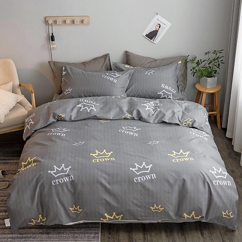 Luxury Bedding Set with King Size Duvet Cover and Geometric Print - Casatrail.com