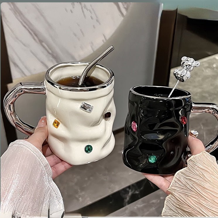 Luxury Ceramic Couple Water Cup - Casatrail.com