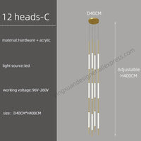 Thumbnail for Luxury Design Duplex Stair Lobby Hanging Lamp - Casatrail.com