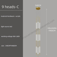 Thumbnail for Luxury Design Duplex Stair Lobby Hanging Lamp - Casatrail.com