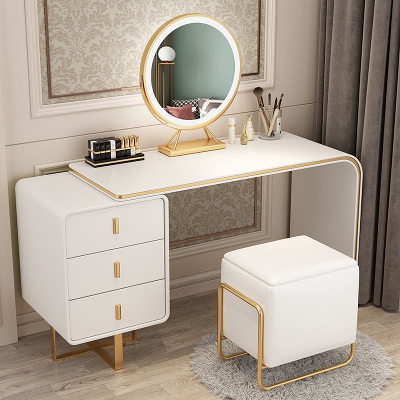 Luxury Dressing Table with Lights and Mirror - Casatrail.com