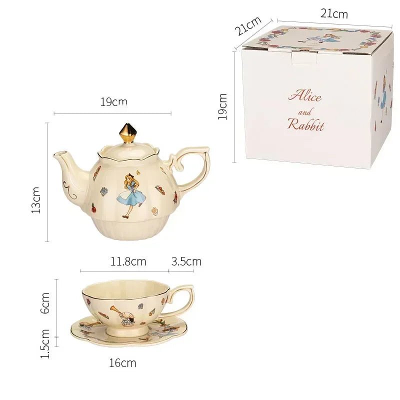 Luxury Gift Box Cup and Pot with Rabbit Teapot Set - Casatrail.com