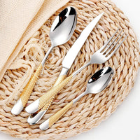 Thumbnail for Luxury Gold Plated Cutlery Set - Casatrail.com