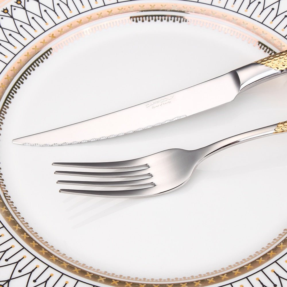 Luxury Gold Plated Cutlery Set - Casatrail.com