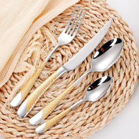 Thumbnail for Luxury Gold Plated Cutlery Set - Casatrail.com