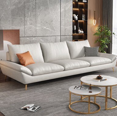 Luxury Leather Sofa for Living Room - Casatrail.com