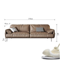 Thumbnail for Luxury Leather Sofa Set With Armchair - Casatrail.com