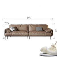 Thumbnail for Luxury Leather Sofa Set With Armchair - Casatrail.com