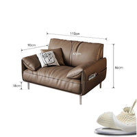 Thumbnail for Luxury Leather Sofa Set With Armchair - Casatrail.com