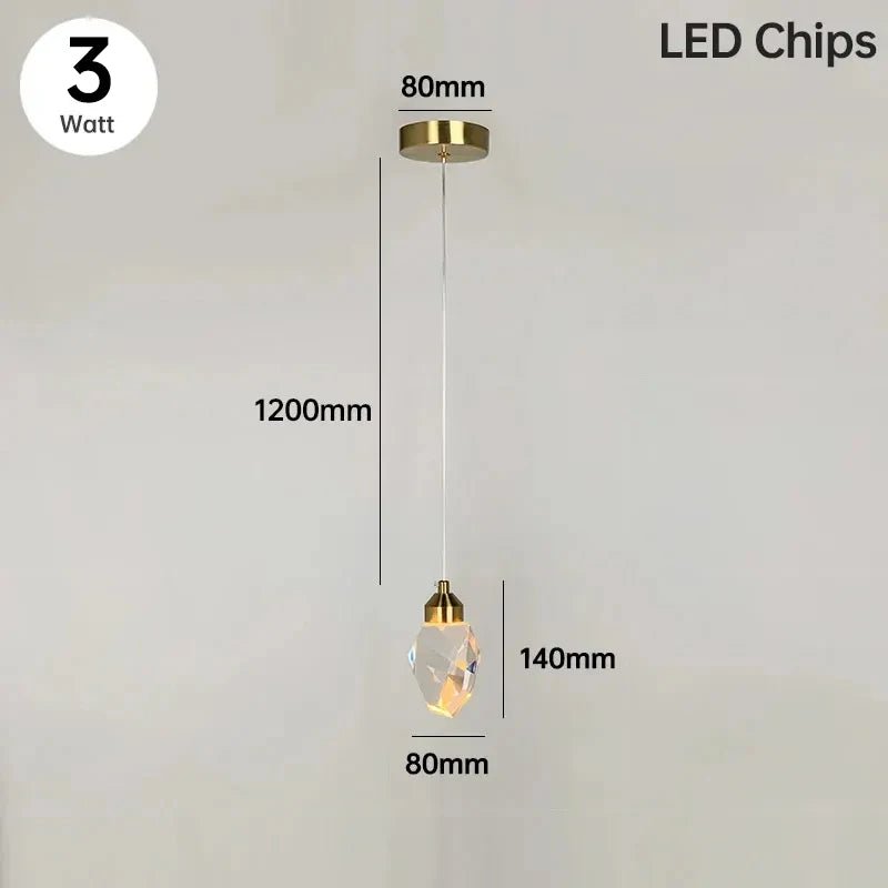 Luxury LED Crystal Pendant Lights - Casatrail.com