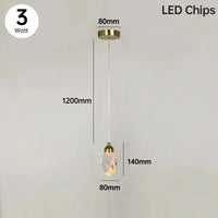 Thumbnail for Luxury LED Crystal Pendant Lights - Casatrail.com