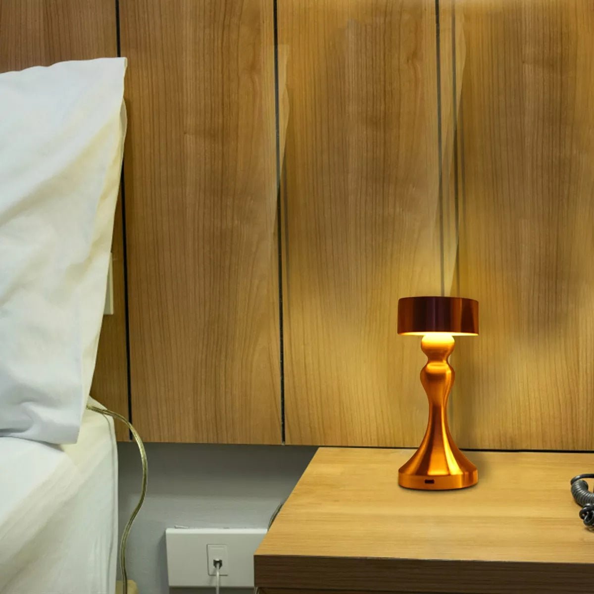 Luxury LED Table Lamp with USB Charging - Casatrail.com