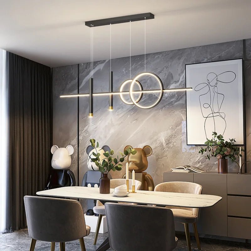 Luxury Nordic Chandeliers - Minimalist Strip Lighting - Casatrail.com