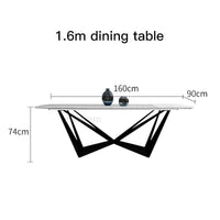 Thumbnail for Luxury Nordic Marble Dining Table and Chairs Combination - Casatrail.com