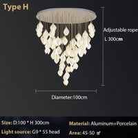 Thumbnail for Luxury Pendant Light with Adjustable Lamp - Casatrail.com