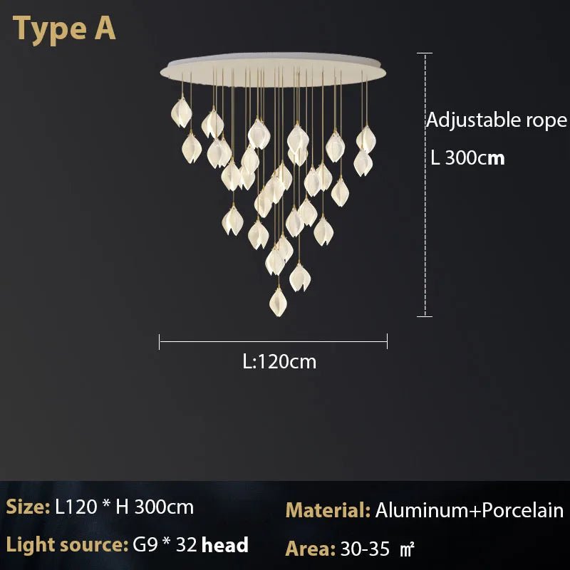 Luxury Pendant Light with Adjustable Lamp - Casatrail.com