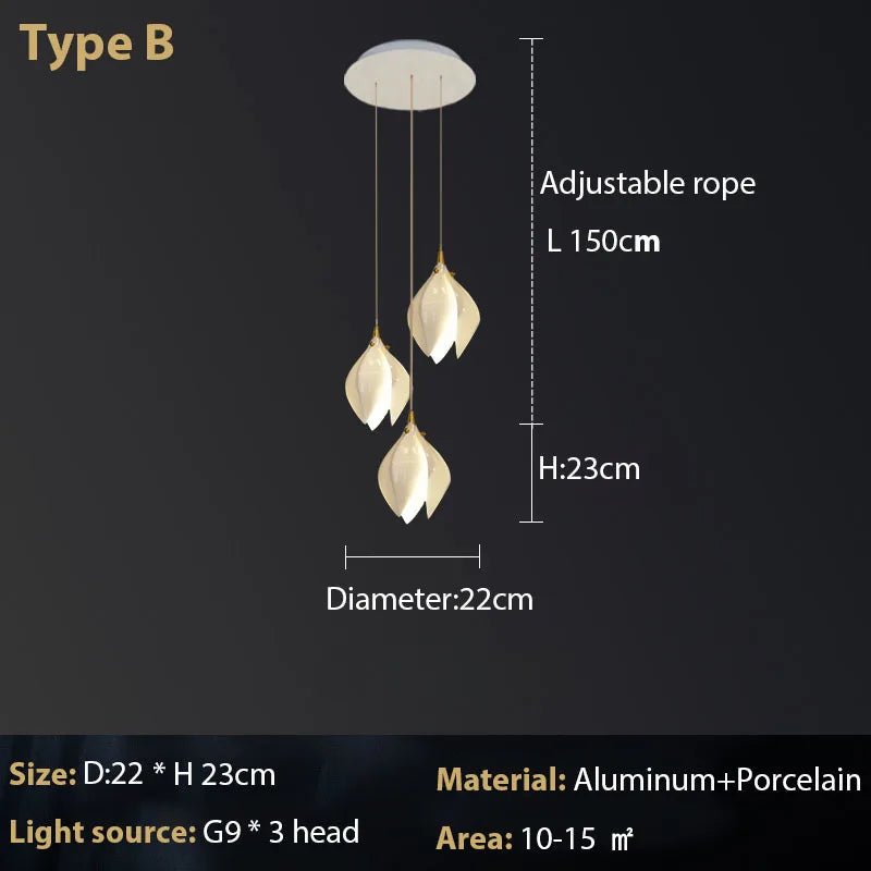 Luxury Pendant Light with Adjustable Lamp - Casatrail.com