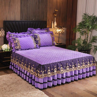 Thumbnail for Luxury Velvet Plush Bedspread with Quilted Embossing - Casatrail.com