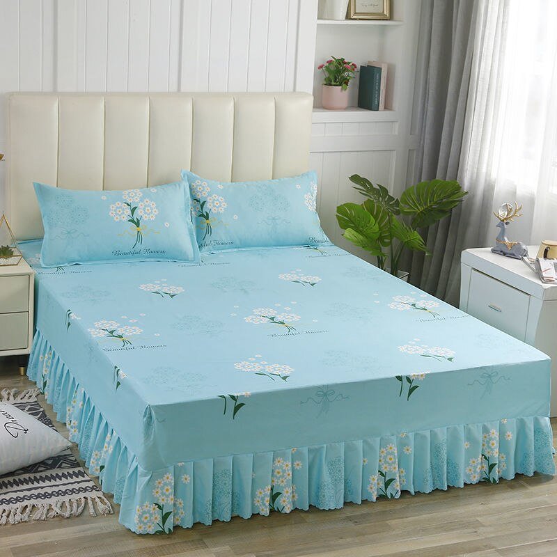 Luxury Wedding Bed Skirt - Plus Size - Classic Aesthetic Home Textile - Casatrail.com