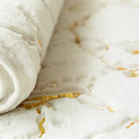 Thumbnail for Luxury White and Gold Bath Mats for Bathroom - Casatrail.com