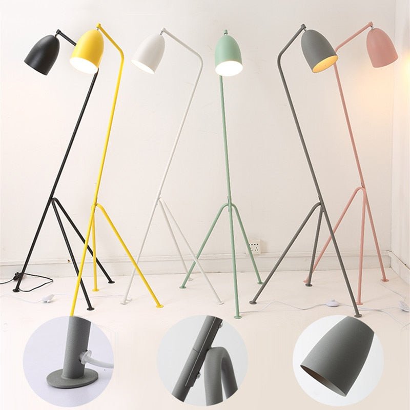 Macaron Grasshopper Floor Lamp Stylish Retro Design - Casatrail.com