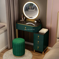 Thumbnail for Makeup Vanity Dressing Table Set with Mirror and Storage - Casatrail.com