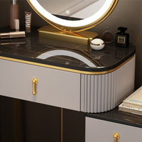 Thumbnail for Makeup Vanity Dressing Table Set with Mirror and Storage - Casatrail.com