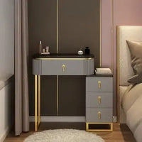 Thumbnail for Makeup Vanity Dressing Table Set with Mirror and Storage - Casatrail.com