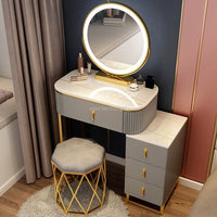 Thumbnail for Makeup Vanity Dressing Table Set with Mirror and Storage - Casatrail.com