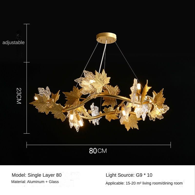 Maple Leaf Pendant Light - Casatrail.com