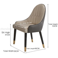 Thumbnail for Marble Dining Table with Turntable with Stainless Steel Frame - Casatrail.com