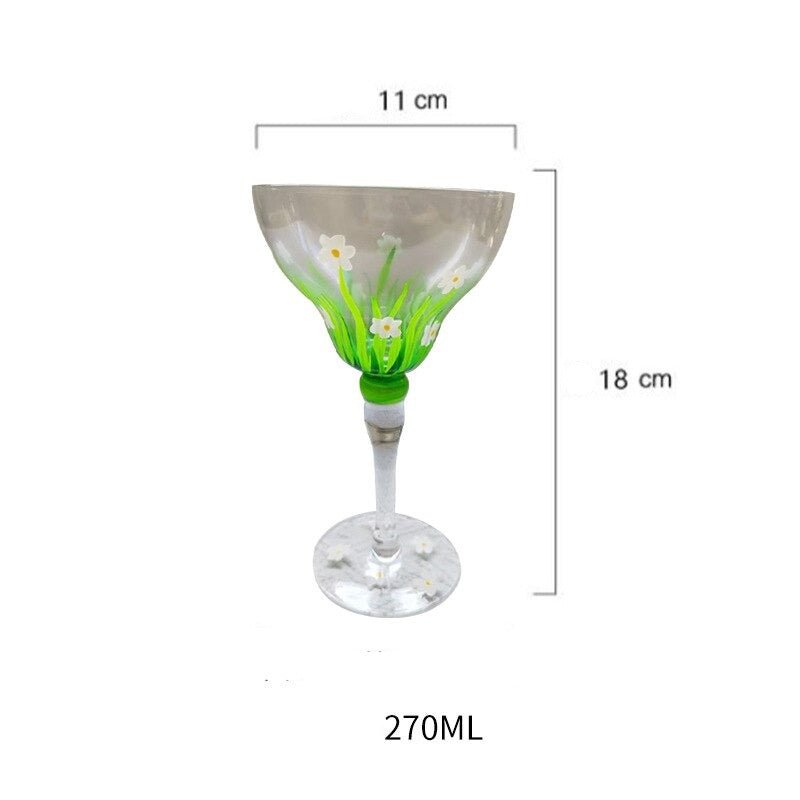 Margaret Glass Wine Glass - Casatrail.com