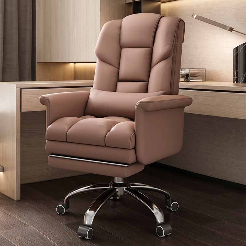 Massage Leather Swivel Office Chair - Casatrail.com