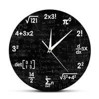 Thumbnail for Mathematics Chalkboard Wall Clock - Casatrail.com