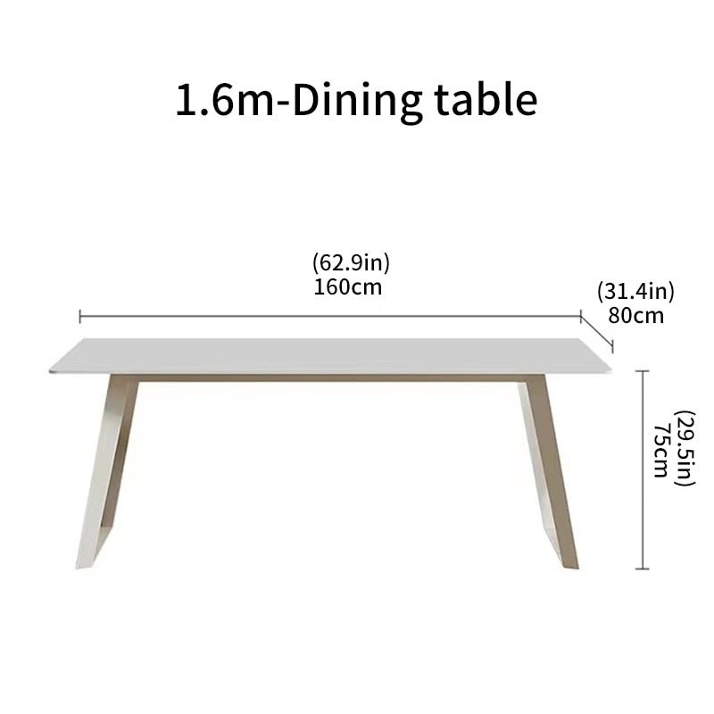 Mavisun Italian Dining Table Set with 6 Chairs - Casatrail.com