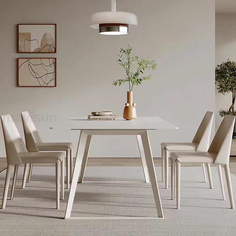 Mavisun Italian Dining Table Set with 6 Chairs - Casatrail.com