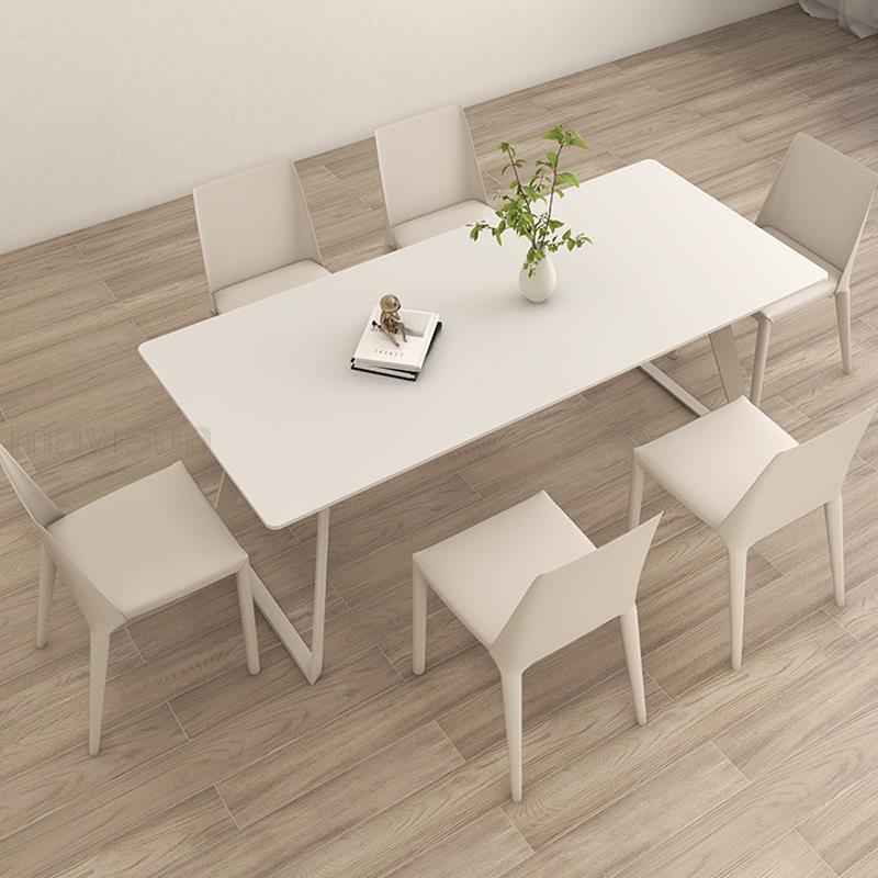 Mavisun Italian Dining Table Set with 6 Chairs - Casatrail.com