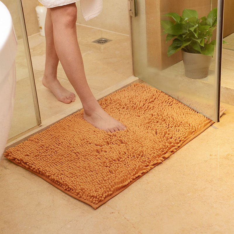 Microfiber Chenille Bath Mat, Anti - Slip, Water Absorbent - Casatrail.com