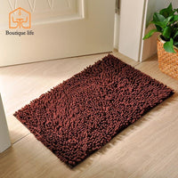 Thumbnail for Microfiber Chenille Bath Mat, Anti - Slip, Water Absorbent - Casatrail.com