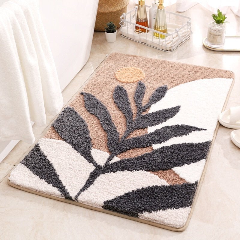 Microfiber Polyester Bath Mat for Bathroom Decor - Casatrail.com