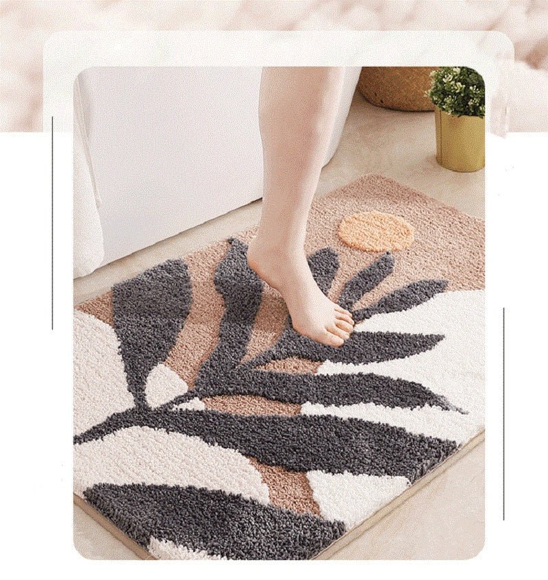 Microfiber Polyester Bath Mat for Bathroom Decor - Casatrail.com