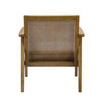 Thumbnail for Mid Century Modern Upholstered Lounge Armchair with Mesh Back - Casatrail.com