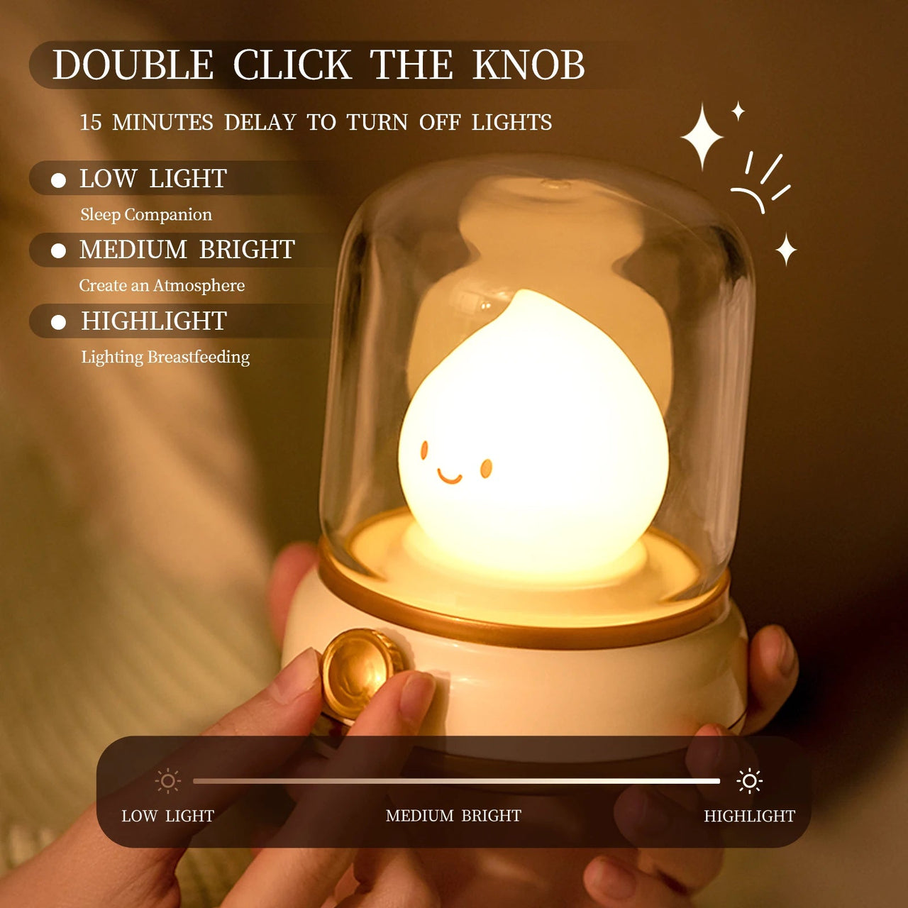 Mini USB Rechargeable LED Night Lamp - Casatrail.com