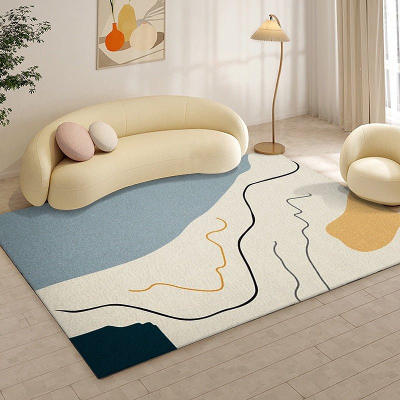 Minimalist Abstract Living Room Carpet - Casatrail.com