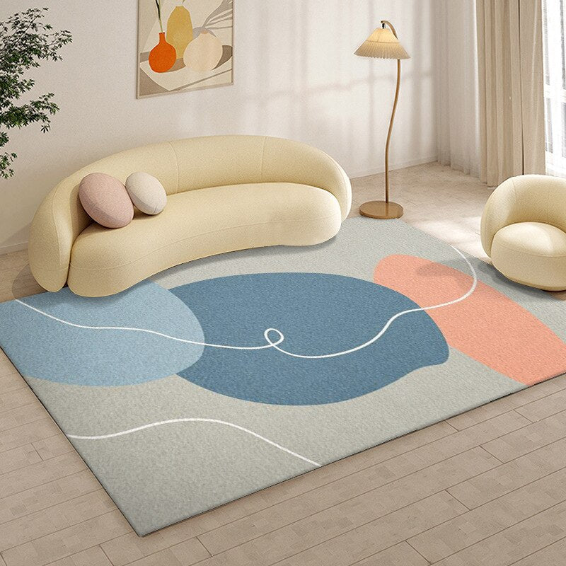 Minimalist Abstract Living Room Carpet - Casatrail.com